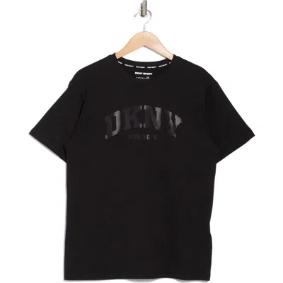 Dkny Varsity Satin Logo Oversize T-shirt