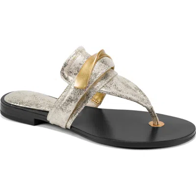 Dkny Velvet Flip Flop In Multi