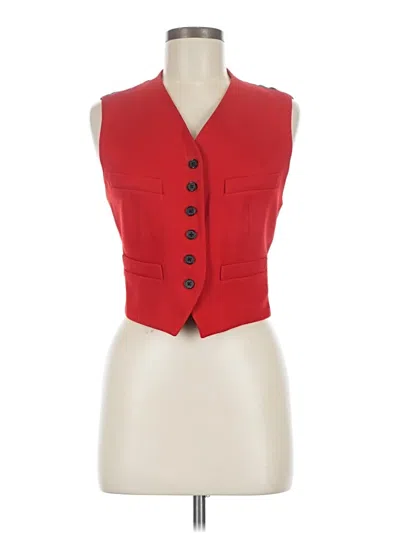Pre-owned Dkny Vest In Red