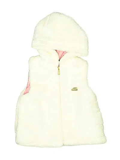 Pre-owned Dkny Kids' Vest In White