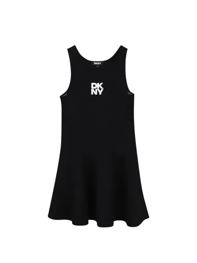 Dkny Vestito Sportivo Con Logo In Black