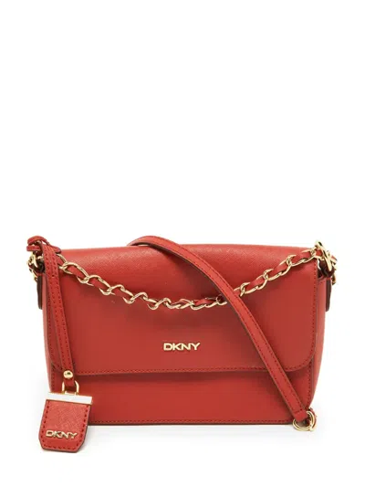 Pre-owned Dkny Vintage Bryant Flap Shoulder Bag