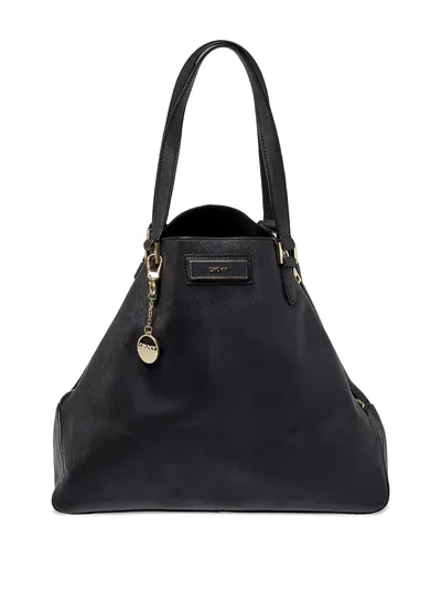Pre-owned Dkny Vintage Leather Shoulder Bag