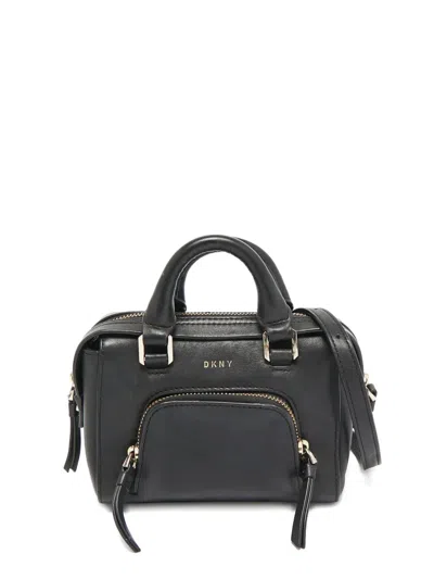 Pre-owned Dkny Vintage Leather Tote Bag