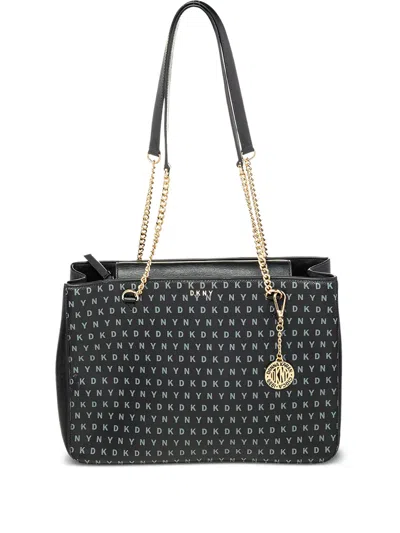 Pre-owned Dkny Vintage Logo-print Tote Bag
