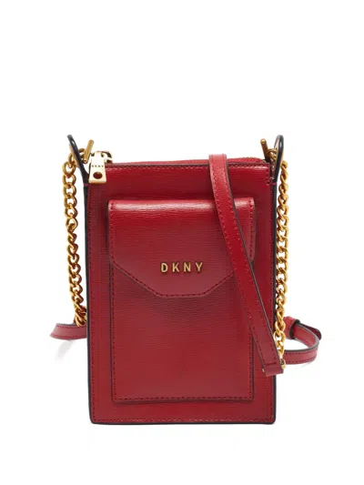 Pre-owned Dkny Vintage  Alexa Leather Phone Crossbody Bag