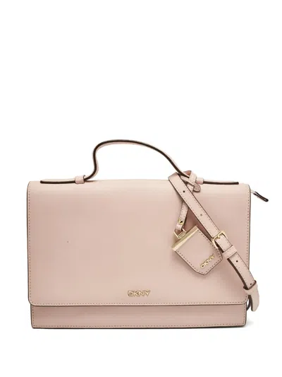 Pre-owned Dkny Vintage  Leather Two-way Handbag