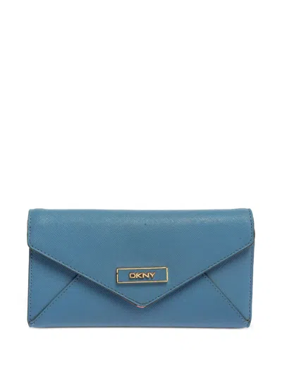 Pre-owned Dkny Vintage  Leather Wallet