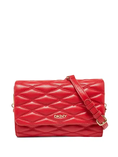 Pre-owned Dkny Vintage Quilted Shoulder Bag