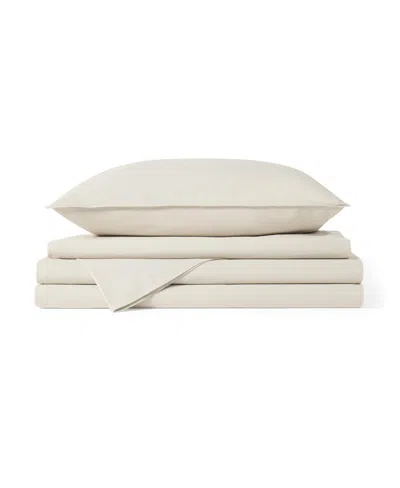 Dkny Vintage Washed Cotton 4-pc. Sheet Set, King In Neutral