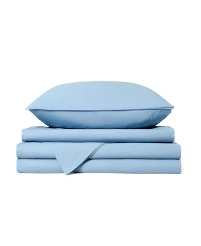 Dkny Vintage Washed Cotton 4-pc. Sheet Set, Queen In Blue