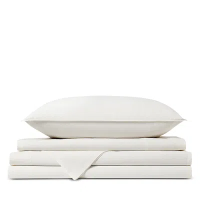Dkny Vintage Washed Cotton 4-piece Sheet Set, King In White