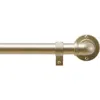 Dkny Wade Adjustable Curtain Rod In Gold