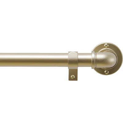 Dkny Wade Adjustable Curtain Rod In Gold