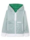 Dkny Water-repellent Windbreaker In Green