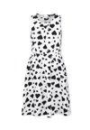 Dkny White Dress For Girl With Hearts In White
