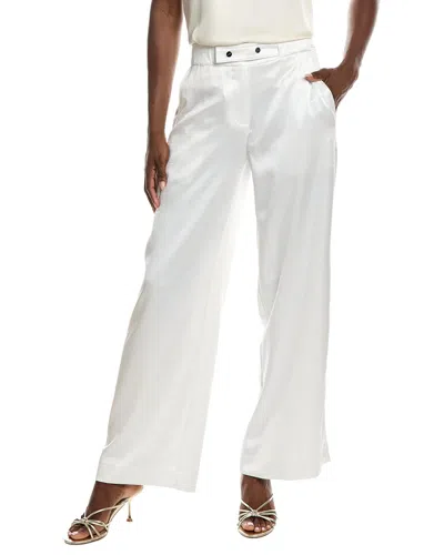 Dkny Wide Leg Pant In Ivy-ivory