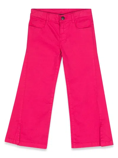 Dkny Kids' Wide Leg Pants In Fuchsia