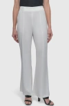 Dkny Wide Leg Scuba Pants In Ivory