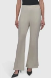 Dkny Wide Leg Scuba Pants In Light City Khaki