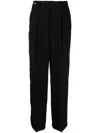 Dkny Wide-leg Trousers In Black