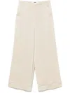 Dkny Wide-leg Trousers In Neutrals