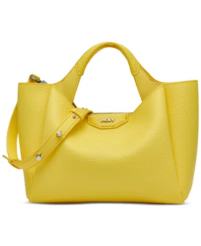 Dkny Willa Mini Satchel Bag In Daffodil