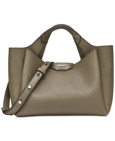 Dkny Willa Mini Satchel Bag In Green