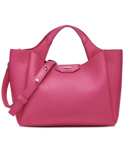 Dkny Willa Small Satchel Bag In Pink