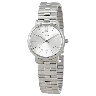 Dkny Willoughby Silver Dial Ladies Watch Ny2547 In White