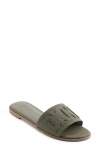 Dkny Willow Slide Sandal In Green
