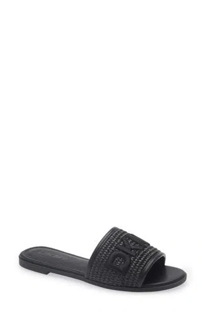 Dkny Winslet Slide Sandal In Black