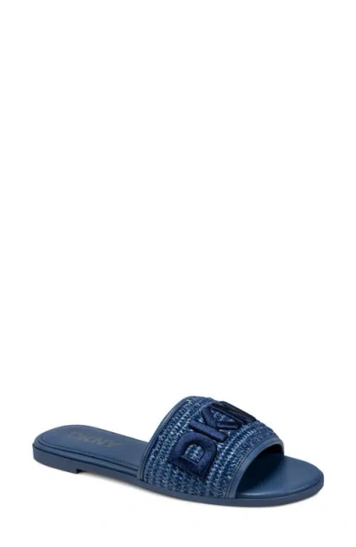 Dkny Winslet Slide Sandal In Blue