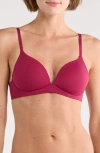 Dkny Wireless T-shirt Bra In Purple