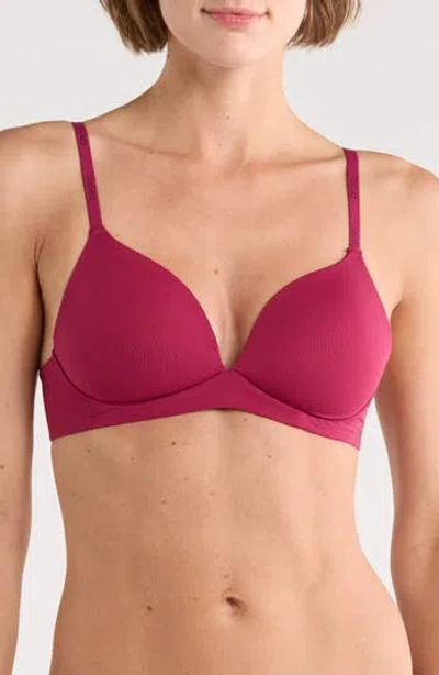 Dkny Wireless T-shirt Bra In Purple