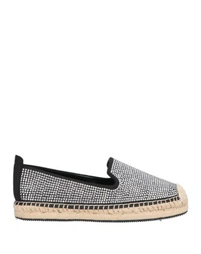 Dkny Woman Espadrilles Black Size 8 Textile Fibers