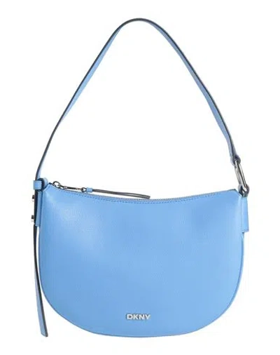 Dkny Woman Handbag Azure Size - Polyurethane