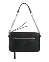 Dkny Woman Handbag Black Size - Cow Leather In Black