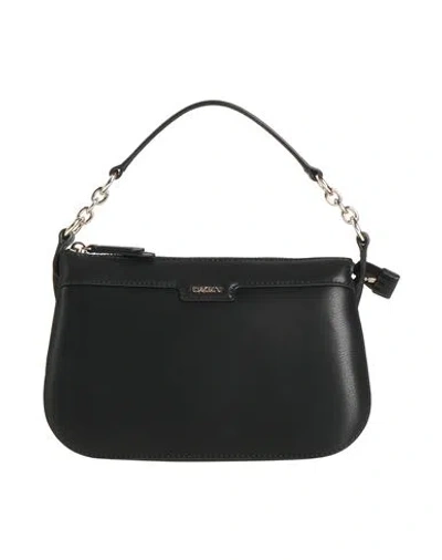 Dkny Woman Handbag Black Size - Cow Leather