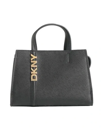 Dkny Woman Handbag Black Size - Cow Leather