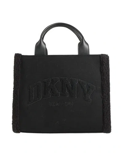 Dkny Woman Handbag Black Size - Polyester, Viscose