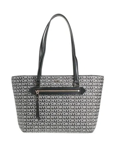 Dkny Woman Handbag Black Size - Pvc - Polyvinyl Chloride