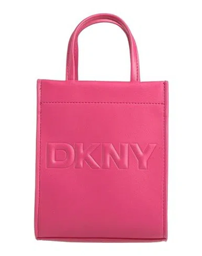 Dkny Woman Handbag Magenta Size - Polyurethane In Purple
