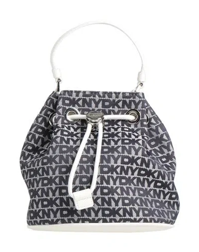 Dkny Woman Handbag Navy Size - Polyester In Blue