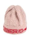 Dkny Woman Hat Pink Size Onesize Synthetic Fibers, Wool, Mohair Wool, Cashmere In Pink