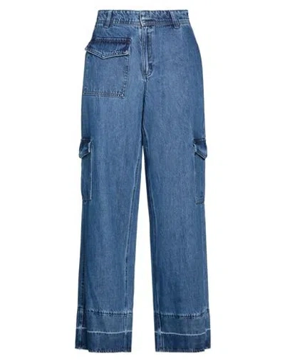 Dkny Woman Jeans Blue Size 26 Cotton, Lyocell