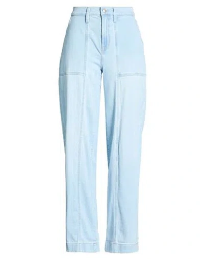 Dkny Woman Jeans Blue Size 29 Cotton, Elastane