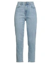 Dkny Woman Jeans Blue Size 32 Cotton, Elastane In Blue