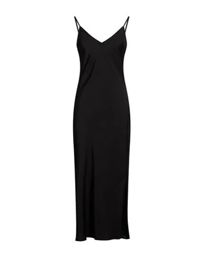 Dkny Woman Maxi Dress Black Size L Polyester