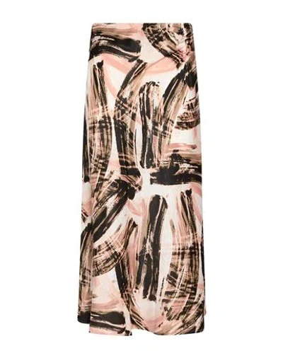 Dkny Woman Midi Skirt Blush Size 6 Polyester In Pink